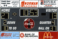 Norman Football Scoreboard